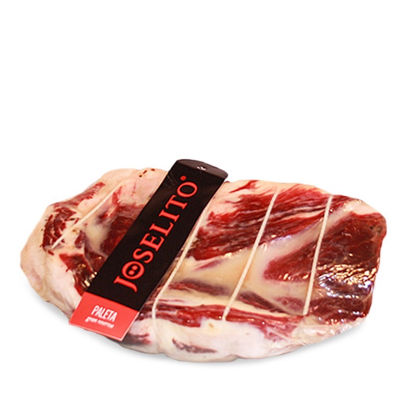 Paleta Iberica Pata Negra Joselito Puro Bellota senza osso 1 paleta-joselito-deshuesada