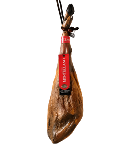 Jamon Pata Negra 100% Iberico Bellota Montellano El Elegido intero con sigillo nero
