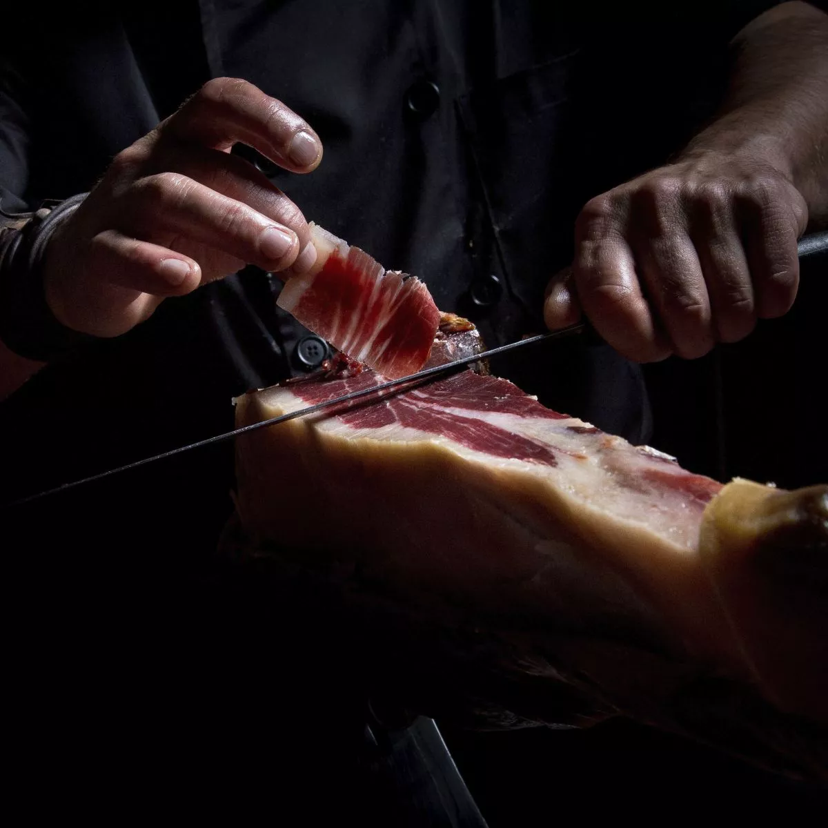 Jamon Pata Negra 50% iberico Bellota affettato a mano 10 x 80 g 3 Jamon Pata Negra 50% iberico Bellota affettato a mano 10 x 80 g - immagine 3