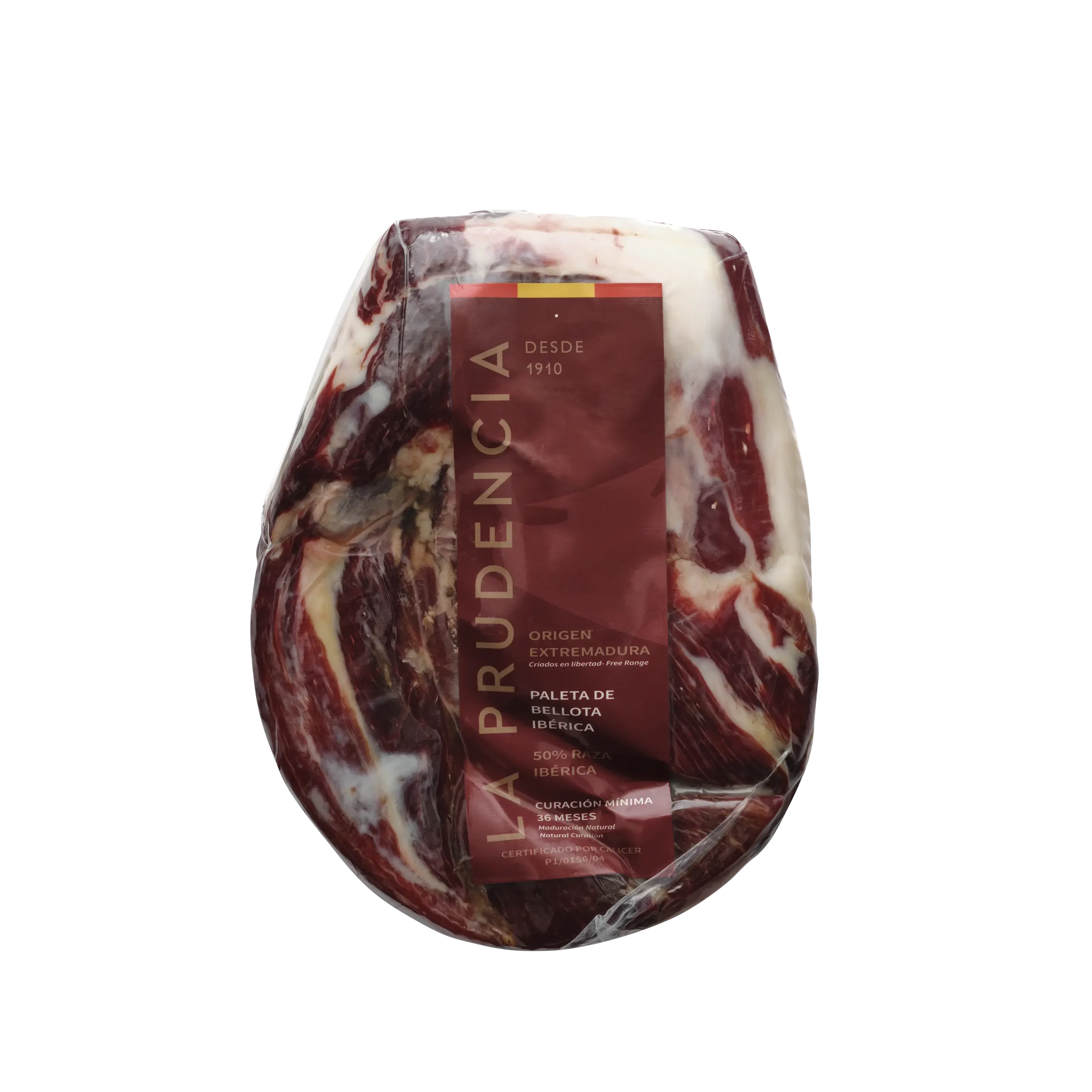Paleta Spalla Patanegra 50% Iberico di Bellota senza osso La Prudencia 1 paleta spalla 50% iberico bellota senza osso la prudencia